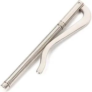 실버 메탈 이중폴드 머니 클립 바 월렛 교체 부품 스프링 클램프 캐시 홀더 남성용 지갑 카드 케이스 및