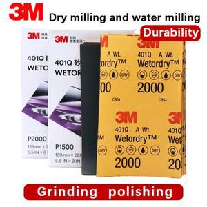 3M 401Q 자동차 자세히 물 사포 3m 1500 그릿 2000 샌딩 페인트 흠집 연마