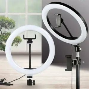 방송 상품 촬영 연출 LED 라이트 링 조명 삼각대 장비 (WFKB26T)