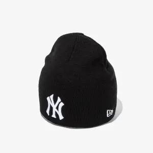 [롯데백화점]뉴에라 [키즈] MLB 뉴욕 양키스 베이직 비니 블랙 14890743
