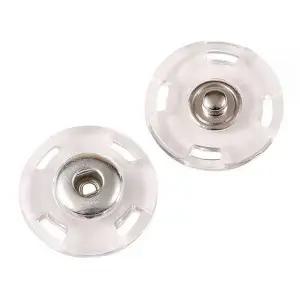 심플 투명 자켓 수선 은폐단추 다용도 똑딱이 속단추 지갑수선단추