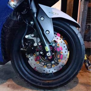 바이크 오토바이 수정 브레이크 디스크 NMAX NVX155 전면 CNC 패드 동남 아시아 부품