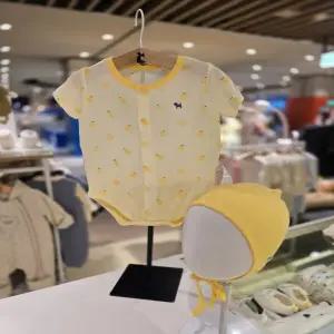 [블루독베이비] 26/SS(YE)레몬모달세트바디수트(4617004010)신생아 백일 돌 선물 조카 유아 아가옷 (461700