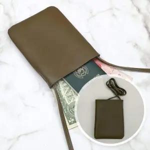 핸드폰가방 마이크로백 올리브그린