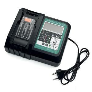 마키타 18V BL1860BBL1850BBL1840BL1830BL1820BL1415BL1440 전동 공구 충전기용 새 DC18RC 리튬 이온 배터