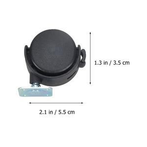 8개입 2인치 범호환  휠 회전 의자 캐스터 교체 호환  호환  나일론 롤러 사무실호환   플로어 무자국