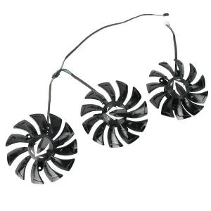 Zotac RTX 2080 Ti AMP 그래픽 카드 냉각 팬을 위한 InRobert GPU 팬 교체 (풀 세트)