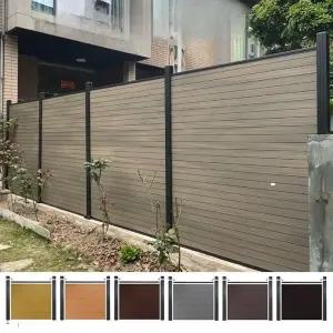 정원 울타리 펜스 합성목재 화단 넝쿨 보호 화이트