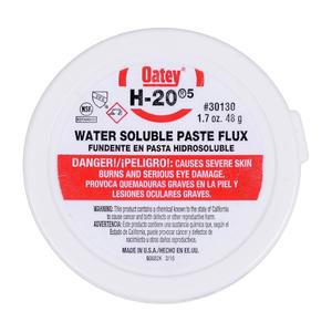 Oatey 30130 수용성 플럭스, 1.7온스, 페이스트, 오프화이트에서 라이트 옐로우까지