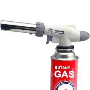 펀올렛 부탄 토치, 리버스 유즈 컬리너리 키친 블로우 라이터와 조절 가능한 불꽃, 연료 미포함, 셰프 요리, 크림, 브륄레, 바비큐, 베이킹, DIY 납땜에 이상적입니다