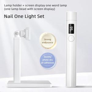 전문 네일 UV LED 램프 데스크 디스플레이 충전식 휴대용 미니 소형 건조기 스탠드 손톱 아트 이동식