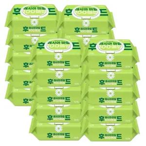 쌍용 후레쉬 마일드 물티슈 캡 100매 20개