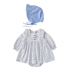 밍크뮤 26년신상(BL)블루밍플라워SET바디수트3611260410A