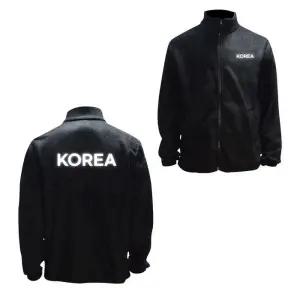 [프로셀러] 블랙 겨울집업 기모 반사 후리스 집업 KOREA