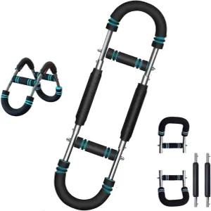 트위스터 팔 트레이너 조절 가능한 파워 바 가슴 어깨 근육 훈련 장비 휴대용 스프링 저항성 탈부착