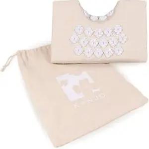 간조 지압 목 경추 견인 웨지 베개 - 고밀도 메모리 폼 코어 허리 및 스트레스