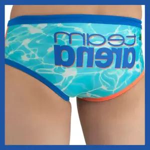 아레나일제 예쁜 수영복브랜드 강습 아쿠아마린 남자 삼각 탄탄이EMWH 훈련복 폴리100 탄탄핏감