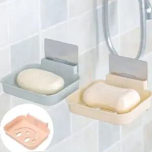 ( )부착식 스마일 욕실 비누 목욕 받침대 수납 정리 거치