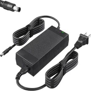 Qoovi UL 인증 54.6V 리튬 배터리용 전기 자전거 충전기 5.5x2.1/2.5mm 커넥터 포함