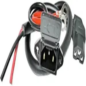 범용 3구 12AWG 전기 자동차 커넥터 플러그 스쿠터 충전 포트가 있는 자전거 배터리 충전기용 유유에미