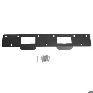 도어 스트라이크 플레이트 이중 구멍 강철 강화 설치 용이 보안 스트라이크 5-12인치6인치 홀 센터 거리용