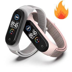 샤오미호환 미밴드 7 6용 나일론 루프 스트랩 팔찌 시계줄 스트랩 풀세라 손목밴드 코레아 8 6 5 4 3