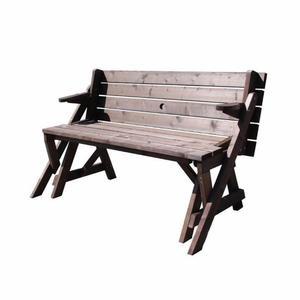 정원 방부목 접이식 테이블 원목 1380x1449x76 주택 형 베란다 대나무