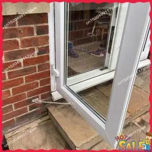 BOFO 2개 스테인리스 스틸 캐빈 후크 및 아이 래치 나사 포함 - 셔터 창고 창문용 고하중 도어 게이트 래치