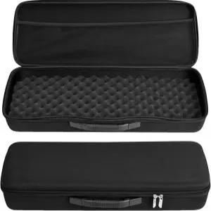 낚시 도구 보관용 EVTSCAN 휴대용 방수 하드 EVA 케이스 21인치 낚싯대 릴 정리 가방 여행용 폼 내부 충격