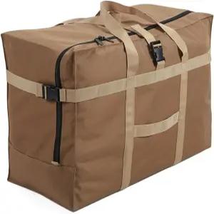 리코리치 120L 트래블 더플 백 접이식 헤비 듀티 오버나이트 더 큰 사이즈의 캐리어 온 러기지 스포츠