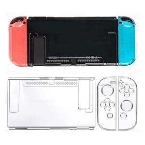 분리형 크리스탈 PC 투명 케이스 호환 닌텐도 호환 스위치 호환 콘솔 보호 커버 셸 안티 스크래치 홀더