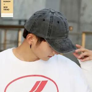 남자여자 커플 빈티지 무지 스트릿 볼캡 야구 모자