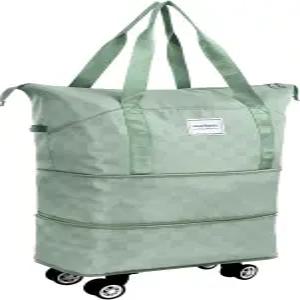 바퀴가 달린 더플백 분리 가능한 롤링 기내 반입 수하물 여행 비즈니스 캠핑 부모님을 위한 선물