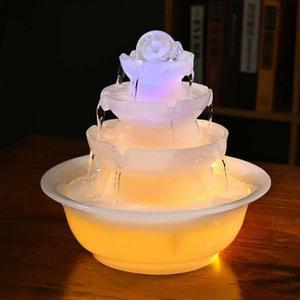 실내분수대 풍수 물소리 집들이선물 매트블랙40x21x15cm 집들이 실내 인공폭포