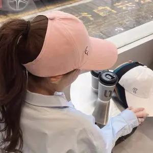 여자 여름 나드리 포니테일 위한 썬캡 야구모자