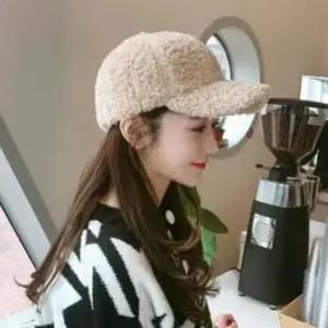 여자 양털 스타일 뽀글이캡 겨울 야구모자 고품질 SLT