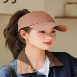 여자 4컬러 포니테일 볼캡 데일리 DYJ 야구모자