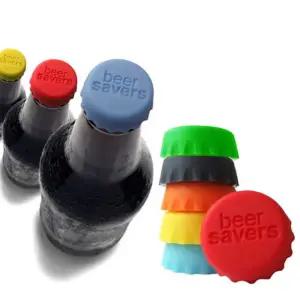 실리콘 병마개 비어세이버 6P 색상랜덤 병마게 병마게 병뚜껑 맥주뚜껑