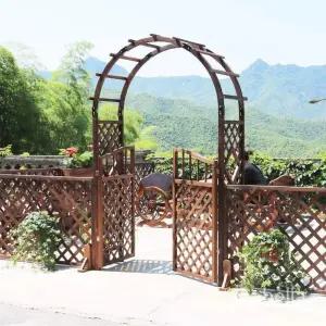 장미아치 넝쿨 지지대 안뜰 넝쿨지지대 대문 장미 울타리