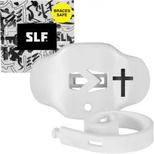 SLEEFS 축구 마우스 가드 - 스트랩이 달린 청소년 입술/치아 보호 마우스피스 끓이지 않음 청소년/ 최대