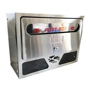 가정용 스텐 우체통 우편함 대형 포스트박스 사각우체통 스텐우편함