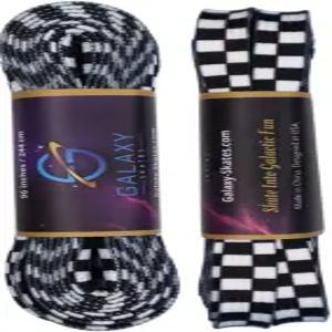 갤럭시 스케이트 승화 9mm 롤러 끈 - 더비 부츠 피겨 스케이트를 위한 다채로운 신발 여러 길이