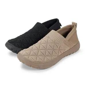 여성 니트 슬립온 발등밴딩 인조퍼안감 겨울신발 소프트 쿠션인솔 데일리 워킹화 발편한신발