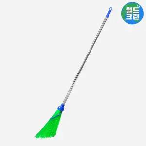 [월드크린] 개량비 소 스텐 도로 빗자루 싸리비 도로비 실외 마당 제설 눈 낙엽