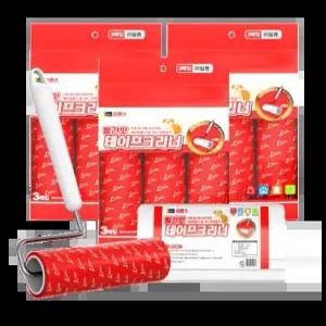 리벤스 빨간맛 테이프크리너 12종 세트 펫용 사선컷팅 돌돌이 본품 리필