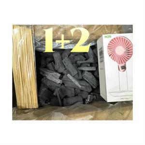 바베큐 캠핑 숯 참숯 맹그로브숯 커피나무 증정(핸드선풍기 대나무꼬지)