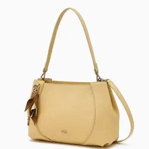 [닥스]옐로우 소가죽 플라워 참장식 숄더백 M DCBA6E562Y2_s