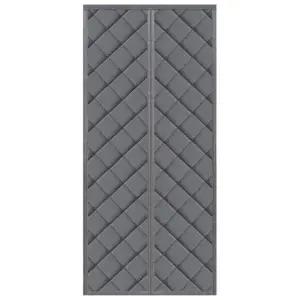 최강 방한 중문 현관 바람막이 커튼 현관문방한 그레이 80cmx210cm