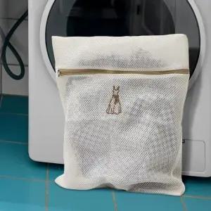 속옷 세탁망 빨래망 이중 아기 L 자수 (WFKBLHR)