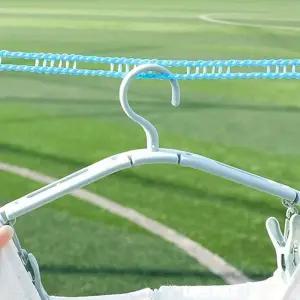 심플 5m 캠핑 텐트 빨래줄 걸이 다용도 (WFKBLK7)